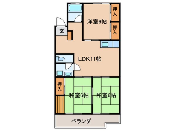 新柳ビルの物件間取画像